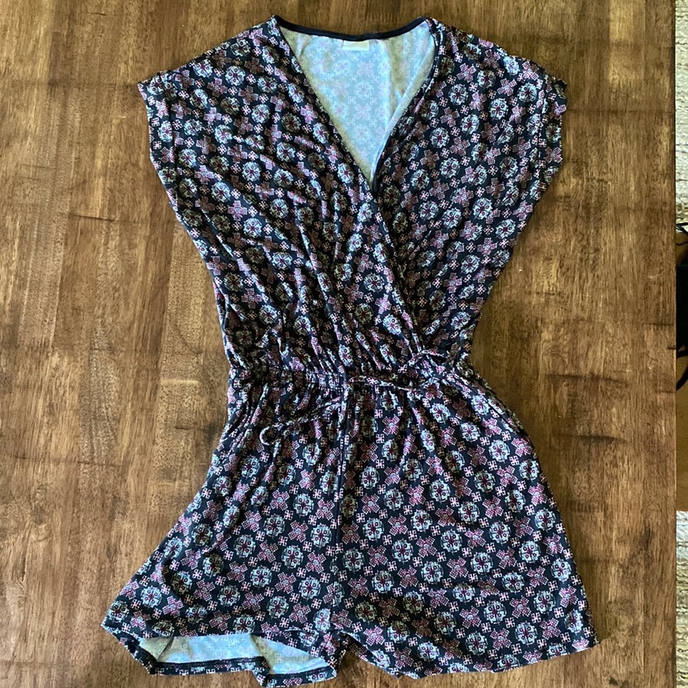 Kaileigh Patterned Romper | XS